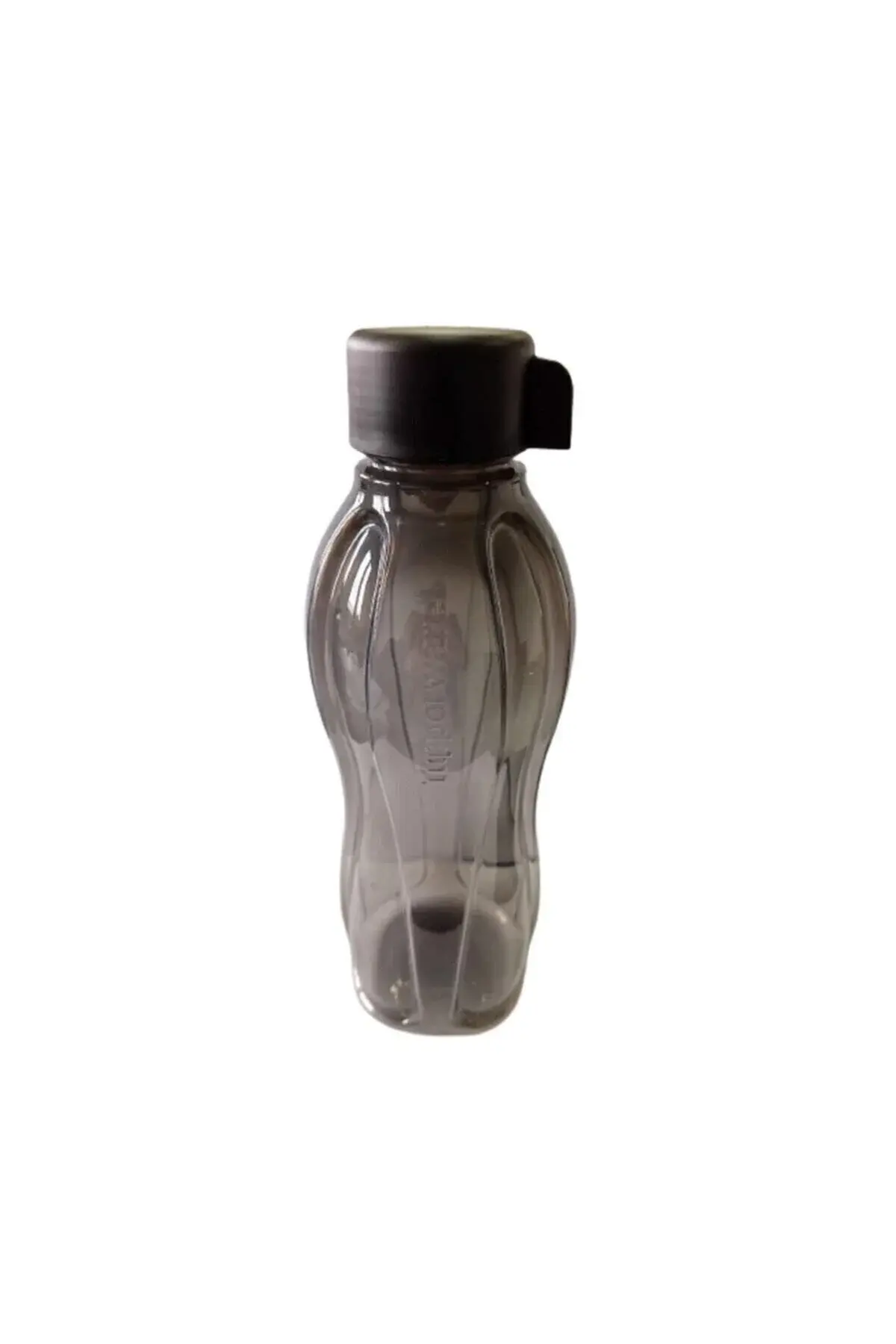 Tupperware 1000 ml Siyah Su Şişesi Çevirmeli Kapak ile Spor ve Günlük Kullanıma Uygun